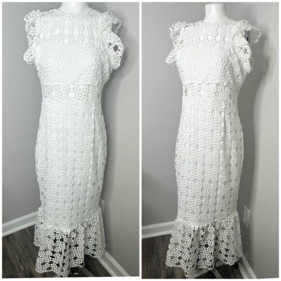PETAL&PUP WHITE LACE DRESSSIZE - 8 - PRELOVED - Picture 4 of 6